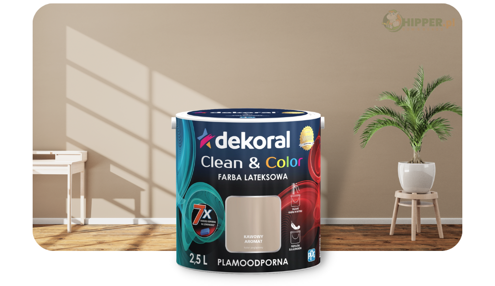 4 DEKORAL CLEAN&COLOR KAWOWY AROMAT 2.5L FARBA LATEKSOWA